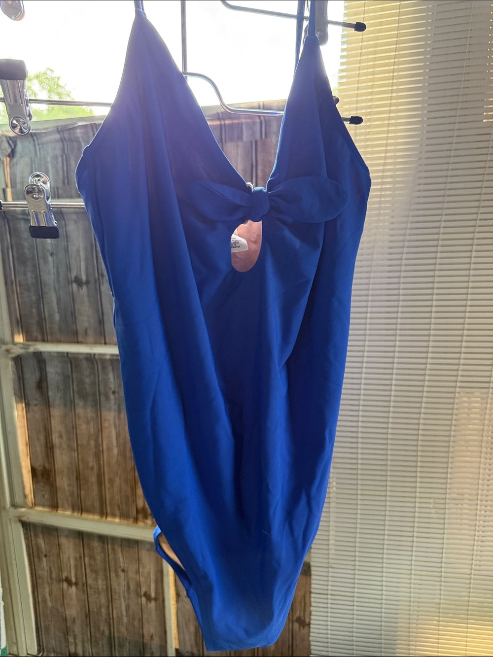 Royal Blue one piece swimsuit